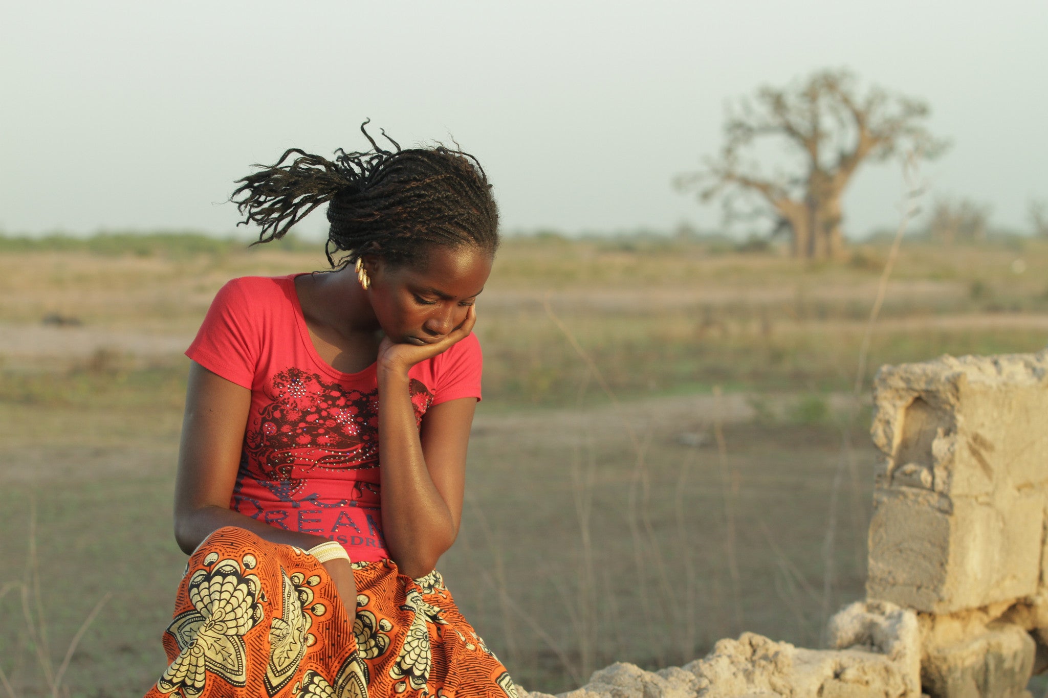 Scene from documentary "Tall as the Baobab Tree"