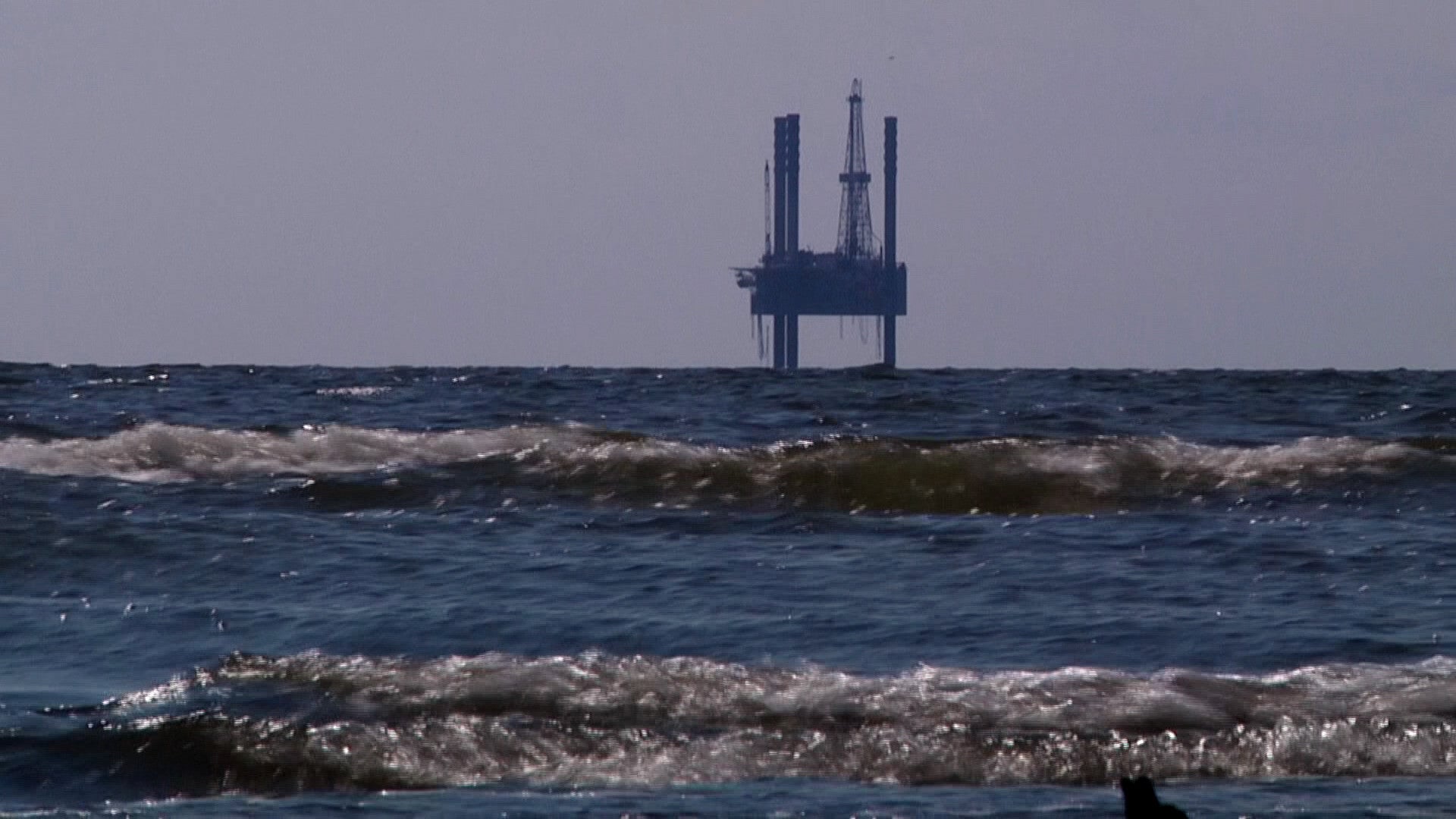 Oil rig Deepwater Horizon explosion from Ecocide documentary 