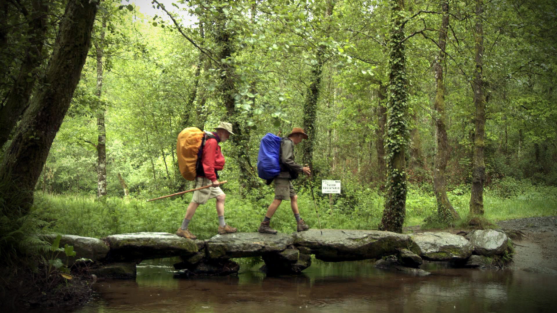 Scene from documentary "Walking the Camino"