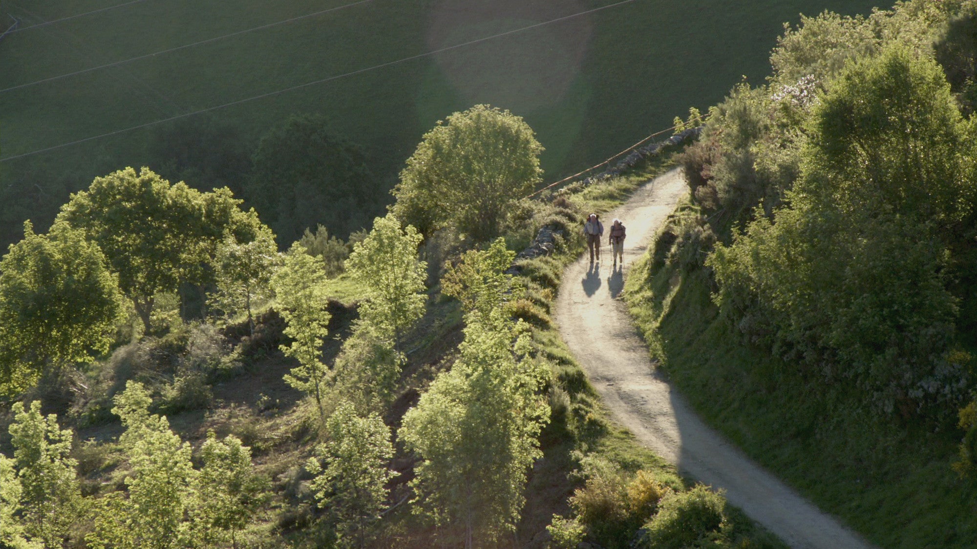 Scene from documentary "Walking the Camino"