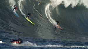 Surf scene, from documentary "Railroading Paradise"